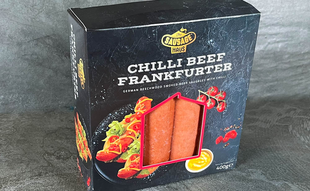 Chilli Beef Frankfurter 4x100g, Fresh - Image 4