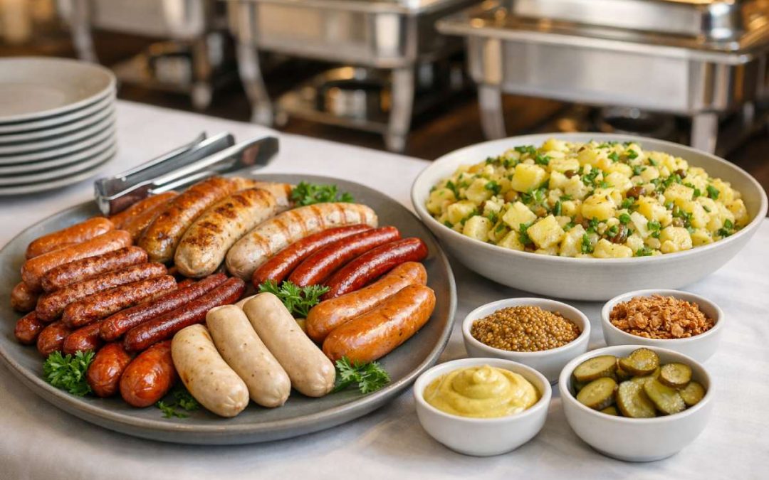 The best sausages with potato salad: 3 potato salad styles that match different sausages (BBQ, pub plate, buffet)