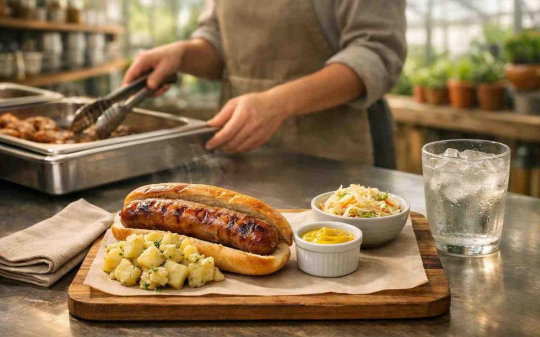 7 Fast & Profitable German Sausage Lunch Specials for Garden Centres, Farm Shops and Cafés