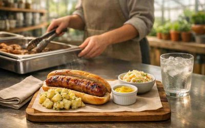 7 Fast & Profitable German Sausage Lunch Specials for Garden Centres, Farm Shops and Cafés