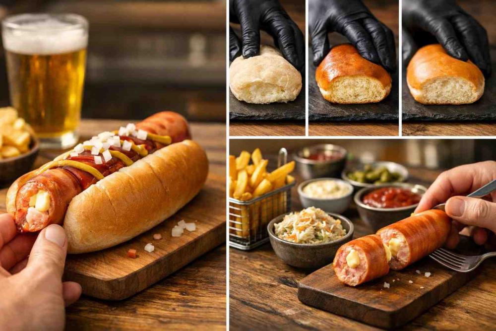 cheese frankfurter - Which Buns, Sides and Sauces Help It Sell Better