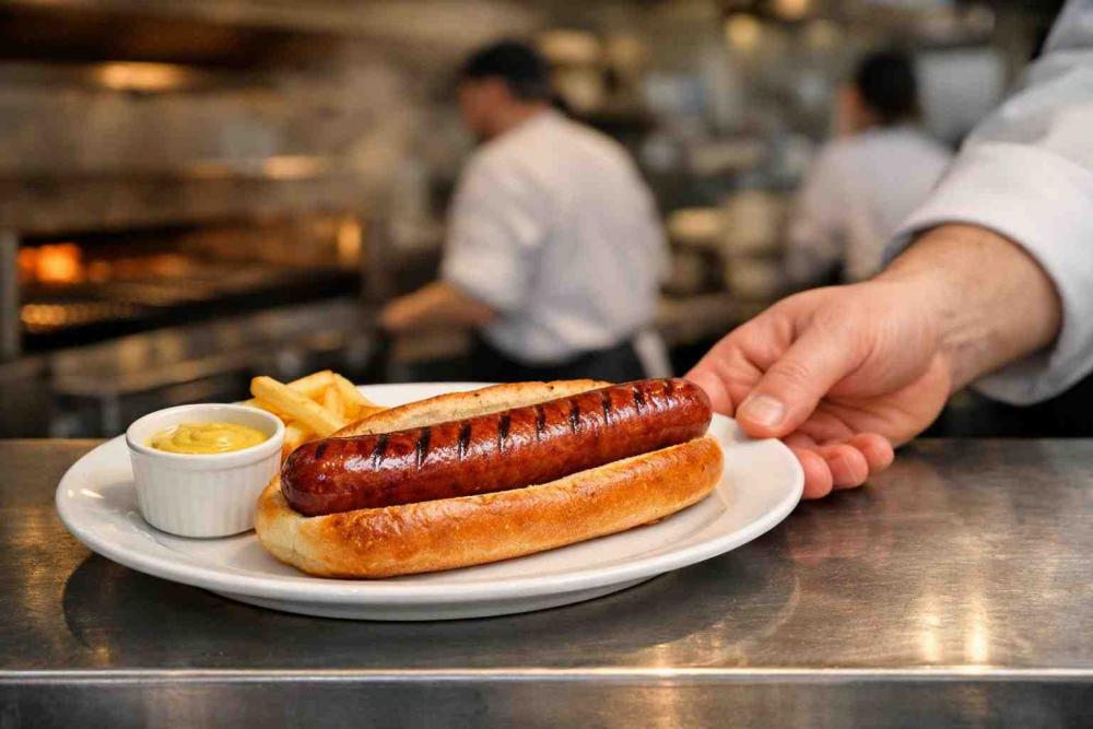 beef hot dogs - How to Sell a Chilli Beef Frankfurter Without Overcomplicating the Offer