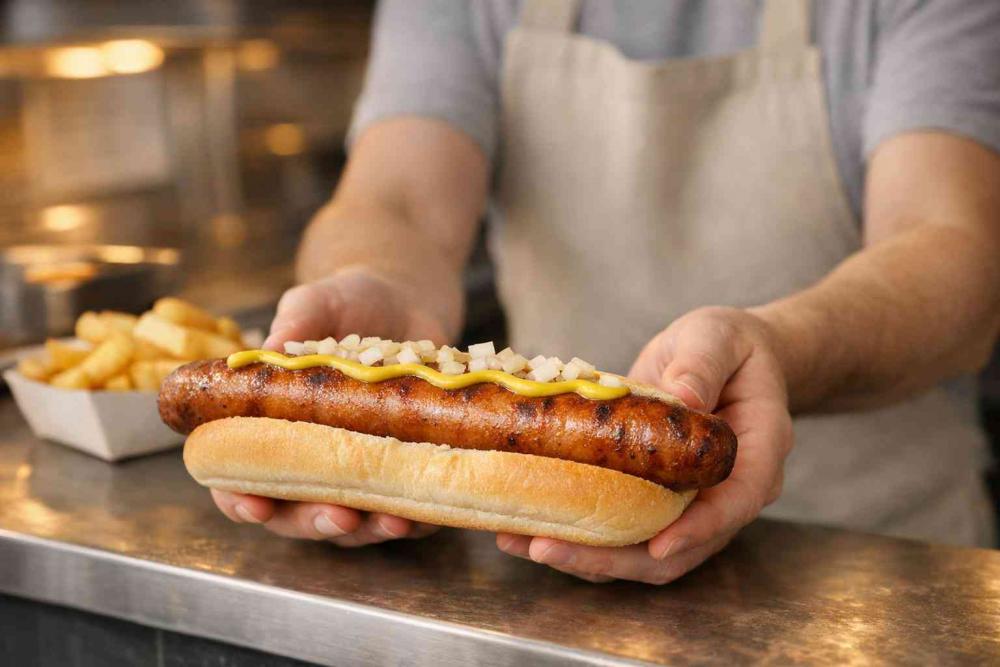 Why a 150g Hotdog Can Work very well in a Fish and Chip Shop