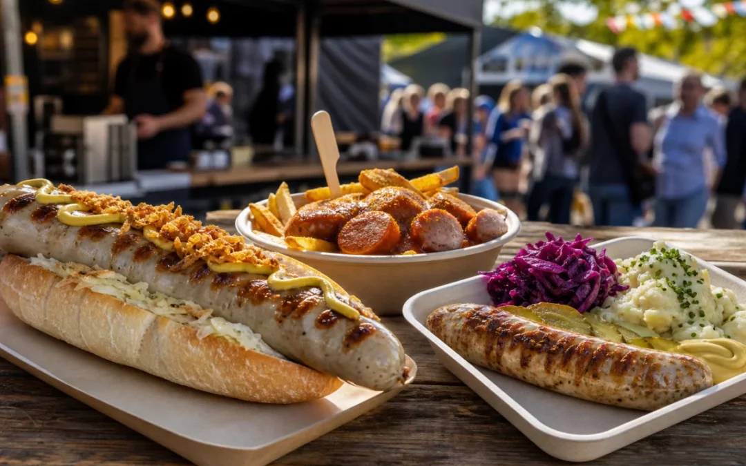 German Sausages for Food Festivals: How to Make Them Stand Out with Better Toppings, Sides and Presentation