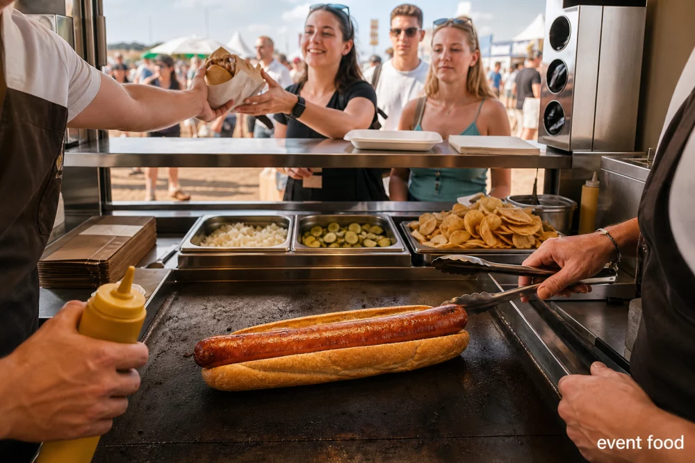 Event food is not the same as takeaway food